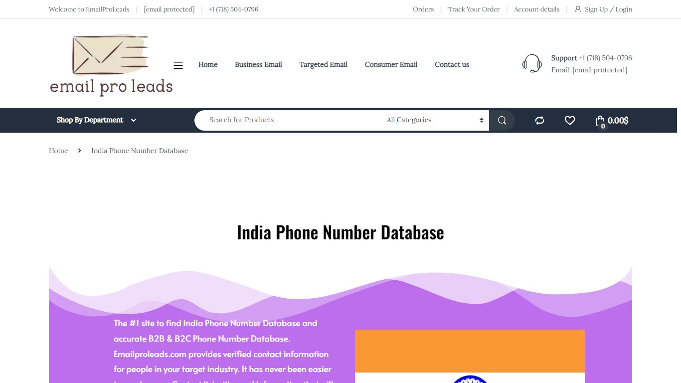 India Phone Number Database - EmailProLeads